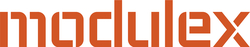 Modulex Group logo (orange on white background)