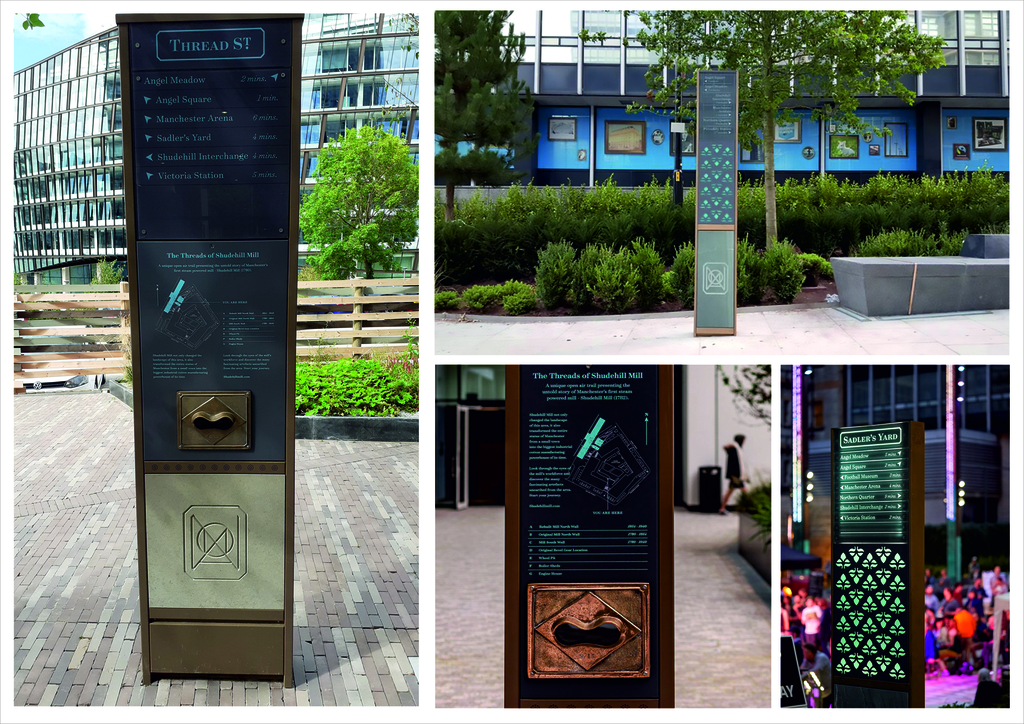 NOMA signage (totems and plinths) by isGroup