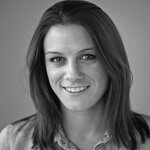 Black and white headshot of Rosie Smith, SDS Steering Group member